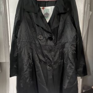 Torrid Black Trench Coat for Women